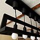 Ceiling lamp made of solid oak. Ceiling and pendant lights. WOODKITA. My Livemaster. Фото №5