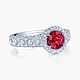 Оригинальное женское кольцо с рубином и бриллиантами RUBY WOMAN RING, Кольца, Москва,  Фото №1