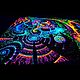 Luminous visionary painting 'Singularity Microcosma'!. Pictures. Fractalika. My Livemaster. Фото №8