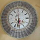 Braided wall clock with dial in the style of shabby chic. Watch. paperchest (paperchest). My Livemaster. Фото №6