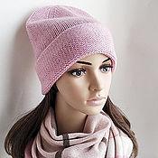 комплект шапка - шарф "Лилия"