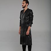Мужская одежда handmade. Livemaster - original item Leather Coat. Handmade.
