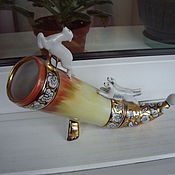 Винтаж: Антикварное золотое колье с аметистом