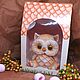 Order Handmade soap 'Owl Hoba on a raspberry rug'. Nina Rogacheva 'North toy'. Livemaster. . Soap Фото №3