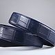Handmade Crocodile Genuine Leather Belt IMA3022VC. Straps. CrocShop. Online shopping on My Livemaster.  Фото №2