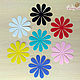 Flowers (stencil) one color, 12 pack. Interior elements. Oksana. Online shopping on My Livemaster.  Фото №2
