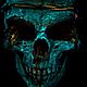 Order 3D Panel, glowing in the dark, 'Bloody Scull'. newandw. Livemaster. . Panels Фото №3
