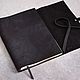 Leather A4 Notepad made of genuine leather Crazy Horse. Notebooks. Ptaho. Online shopping on My Livemaster.  Фото №2