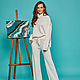 White pant suits. Suits. SHAPAR - knitting clothes. Online shopping on My Livemaster.  Фото №2