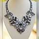 Soutache necklace 'Mists of avalon', Necklace, Odessa,  Фото №1