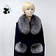 Order Fur patch pockets, two-tone. Stylish ladies accessory. Mishan (mishan). Livemaster. . Fur Фото №3