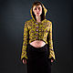 Green Yellow Golden Hooded Elvish Jacket with Ornaments. Suit Jackets. mongolia. My Livemaster. Фото №5