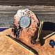 Эксклюзивные настольные часы. Часы классические. artwood_epoxy. Ярмарка Мастеров.  Фото №4