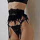Заказать Комплект нижнего белья из вышивки на сетке. Swan. Natali Lingerie / Нижнее бельё ручной работы!. Ярмарка Мастеров. . Комплекты белья Фото №3
