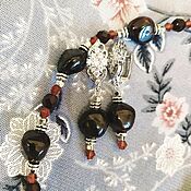 Украшения handmade. Livemaster - original item Set Pomegranate. Necklace, bracelet, earrings.. Handmade.