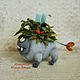 Dog of wool 'Moon dog' (the hero of the game). Felted Toy. julwool. Online shopping on My Livemaster.  Фото №2