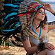 Order Indian headdress - The One Who Control The Rivers. Elektra D'ajon. Livemaster. . Jumpers Фото №3