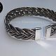 Order Bracelet "Aslaug" sterling silver 925. Jewelry happiness Master BRB. Livemaster. . Braided bracelet Фото №3