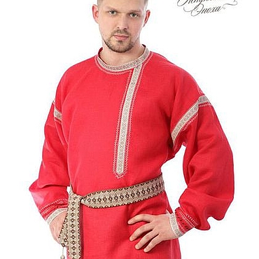 Мужская русская рубаха – купить в интернет-магазине Ярмарке Мастеров ...