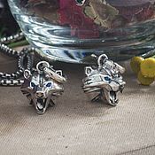 Украшения handmade. Livemaster - original item Bear Earrings. Witcher Earrings. The Witcher silver. Handmade.