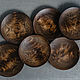 A set of Wooden Saucers (6 PCs) 25 cm 100%#44. Plates. ART OF SIBERIA. Online shopping on My Livemaster.  Фото №2