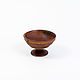 Cream bowl (bowl) on a leg of Siberian cedar wood T115. Salad Bowl. ART OF SIBERIA. Online shopping on My Livemaster.  Фото №2