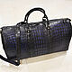 Travel/sports bag, made of genuine crocodile leather!, Travel bag, St. Petersburg,  Фото №1