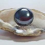 Украшения handmade. Livemaster - original item Ring with hematite. Handmade.