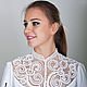 Блузка "Изморозь". Блузки. Екатерина  Буханцова (Katerina). Интернет-магазин Ярмарка Мастеров.  Фото №2