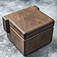 Order Set of storage boxes 'Cube' made of dark oak, 2 pr. Foxwoodrus. Livemaster. . Sugar Bowls Фото №3