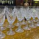 Винтаж: Набор бокалов от Cristal De Sevres Франция. Предметы интерьера винтажные. Винтажный магазинчик.. Ярмарка Мастеров.  Фото №5