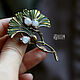 Brooch-pin: ' Ginkgo '. Brooches. House Of The Moon Dew. Online shopping on My Livemaster.  Фото №2