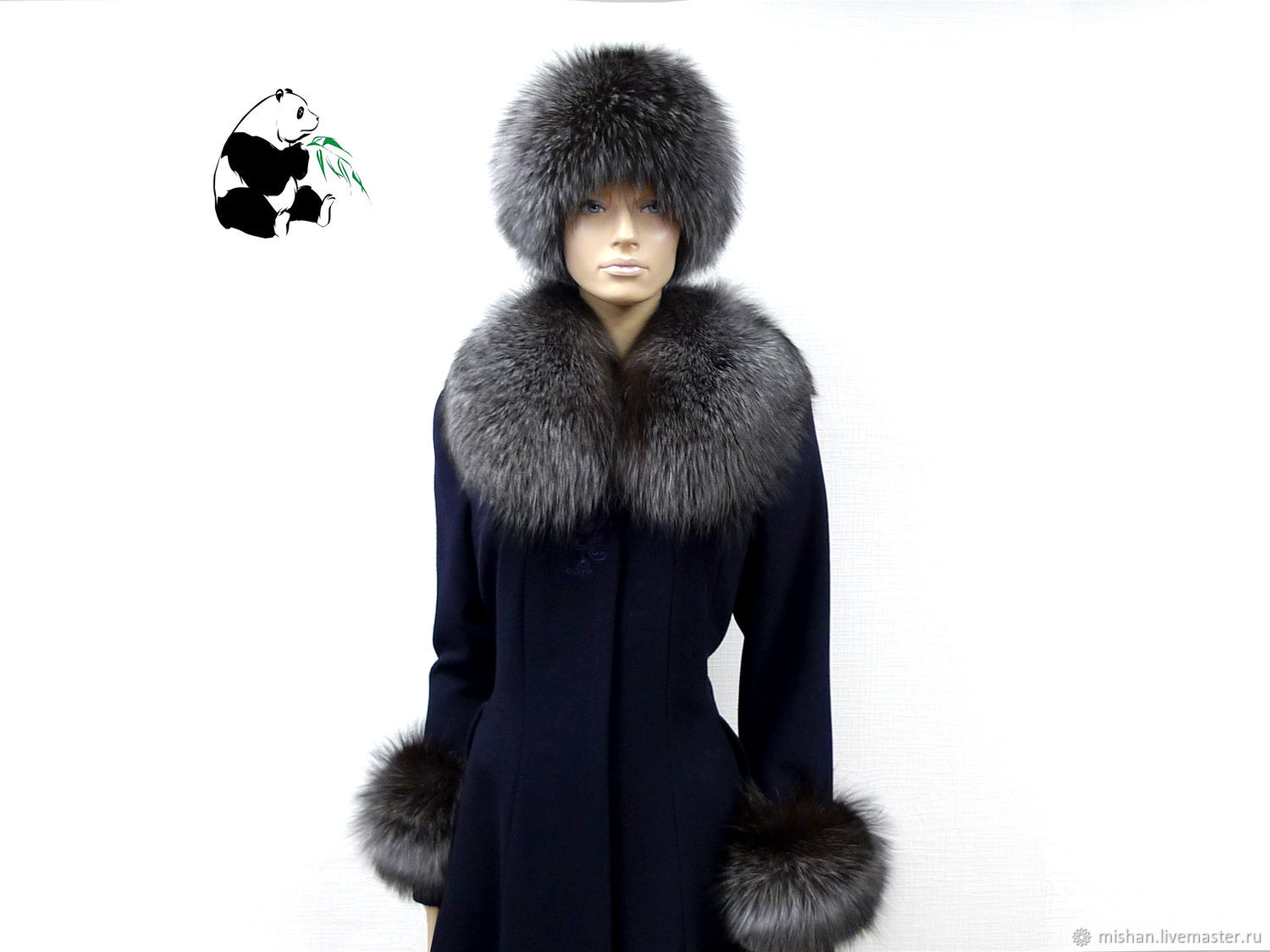 Fur kit Fox fur. The collar and cuffs. No. №2, Collars, Ekaterinburg,  Фото №1