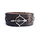 Bracelet made of genuine leather with a crossbow unisex, Cuff bracelet, Moscow,  Фото №1