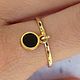 Gold ring with onyx pendant, Rings, Barcelona,  Фото №1