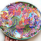 Order A set of decorative plates 'Blooming garden' - glow. Art by Tanya Shest. Livemaster. . Plates Фото №3