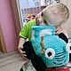 Вязаная игрушка Синий трактор. Амигуруми куклы и игрушки. Наталья Смирнова (podarki-ruchnoj-raboty-natali). Интернет-магазин Ярмарка Мастеров.  Фото №2