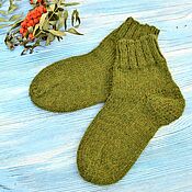 Аксессуары handmade. Livemaster - original item Knitted Teenage Socks, Alpaca Wool Socks Warm Socks. Handmade.