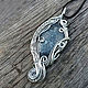  Серебряный гематит, кулон wire wrap. Пасхальные сувениры. Украшения WIRE WRAP Медная магия. Ярмарка Мастеров.  Фото №8