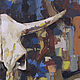 Interior painting with oil paints with a skull. Painting the skull of a cow. Pictures. pirogov-maxim. My Livemaster. Фото №4