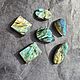 Необработаный лабрадорит кабошоны. Кабошоны. Gems for Art (Indianstones). Ярмарка Мастеров.  Фото №4