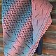 Order Dawn shawl asymmetric shawl Cape on the shoulders. Bright Shawls by BorchankaZL. Livemaster. . Shawls Фото №3