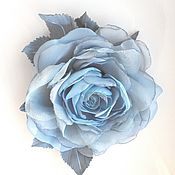 Украшения handmade. Livemaster - original item FABRIC FLOWERS. Chiffon rose 