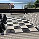Большие шахматы и шашки 2 в 1 для улицы h 60 см, Шахматы, Москва,  Фото №1
