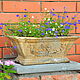 Provence planter Angel concrete street container Country. Pots1. Decor concrete Azov Garden. Online shopping on My Livemaster.  Фото №2