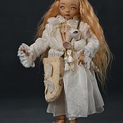 Куклы: Шарнирная фарфоровая кукла зайка Принцесса