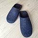 Order Felted Slippers for men. Saenko Natalya. Livemaster. . Slippers Фото №3
