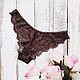 Заказать Комплект белья Cioccolata. My Lace Moon by Julia Stefanello. Ярмарка Мастеров. . Комплекты белья Фото №3