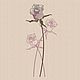 The design for machine embroidery Rose.
Formats pes, hus, jef, dst, exp, vp3, vip, xxx