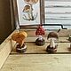 Деревянные грибочки на пенёчках, Статуэтки, Кострома,  Фото №1